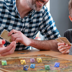 AUSTOR D8 dice bundle ideal for tabletop games.