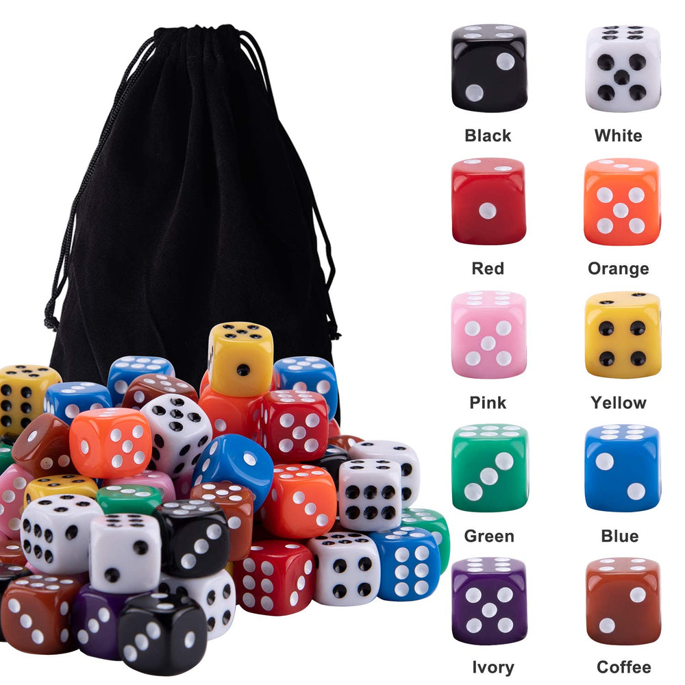 AUSTOR velvet drawstring pouch for portable and organized dice storage