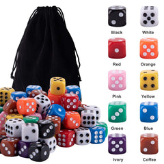 AUSTOR velvet drawstring pouch for portable and organized dice storage