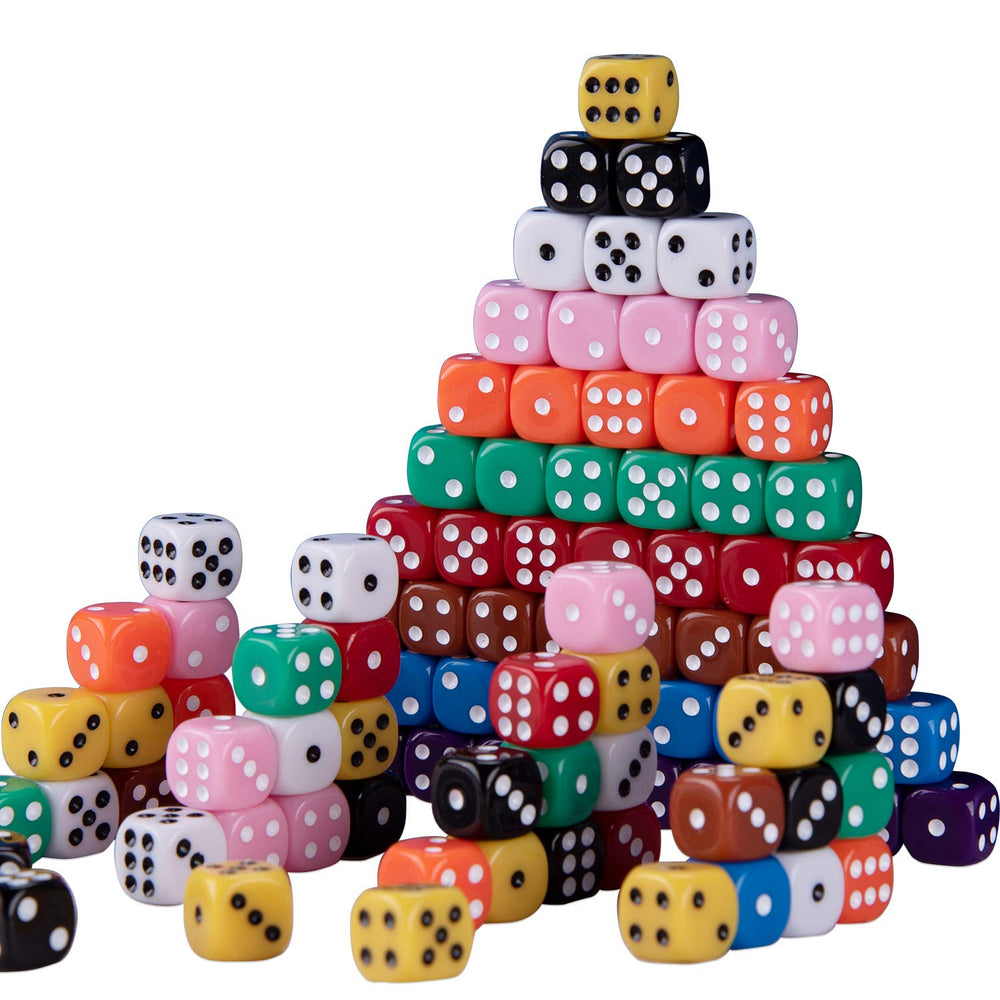 AUSTOR dice set ready for Tenzi, Yahtzee, and Bunco game sessions