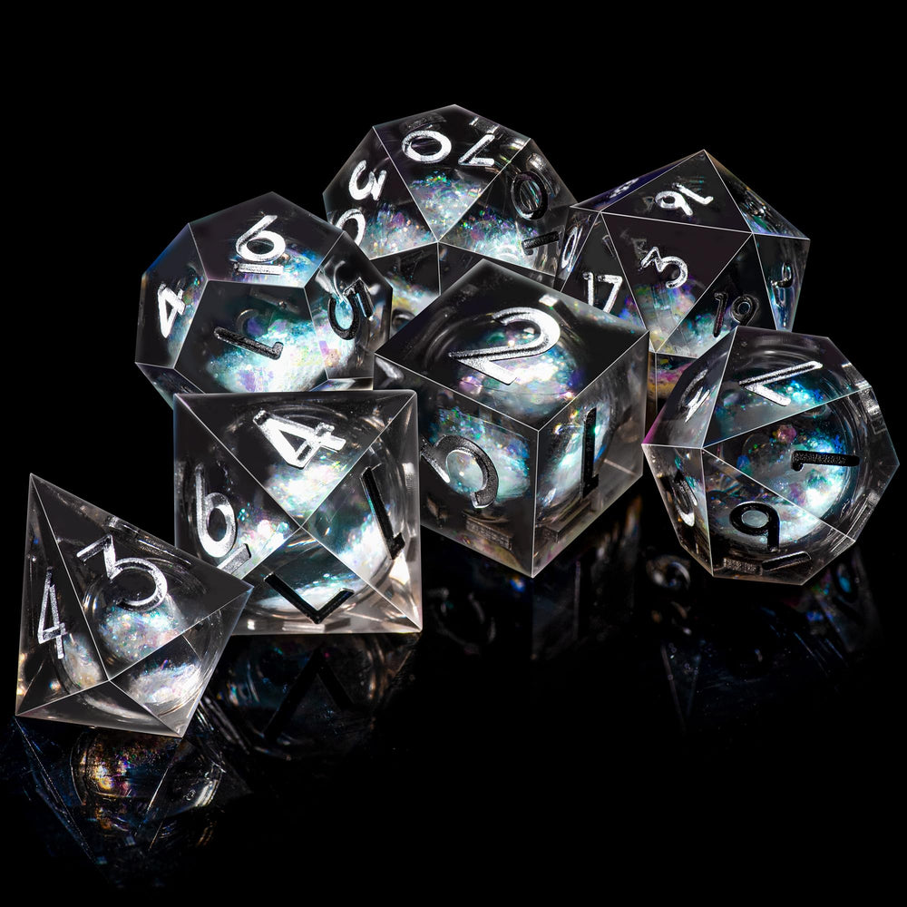AUSTOR mirror-finish resin creates luxurious sharp-edged dice
