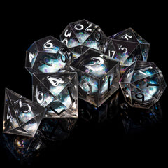 AUSTOR mirror-finish resin creates luxurious sharp-edged dice