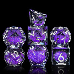 Quicksand core visible during roll adds dynamic visual interest with AUSTOR dice.