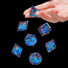 Versatile set suitable for DND, MTG, Shadowrun, and other table games.
