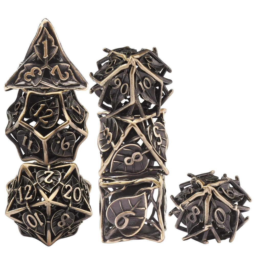 AUSTOR maple leaf design dice rolling smoothly for fair, reliable throws.