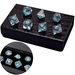 AUSTOR polyhedral dice suited for D&D MTG and RPG table games.