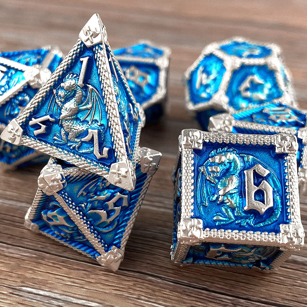 AUSTOR polyhedral dice set ideal for RPGs, MTG, and tabletop sessions.