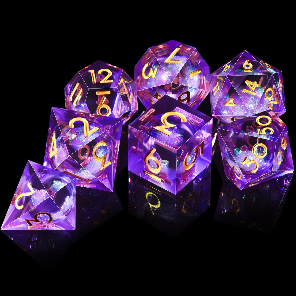 AUSTOR resin dice storage box with PU lining protects and showcases your collection
