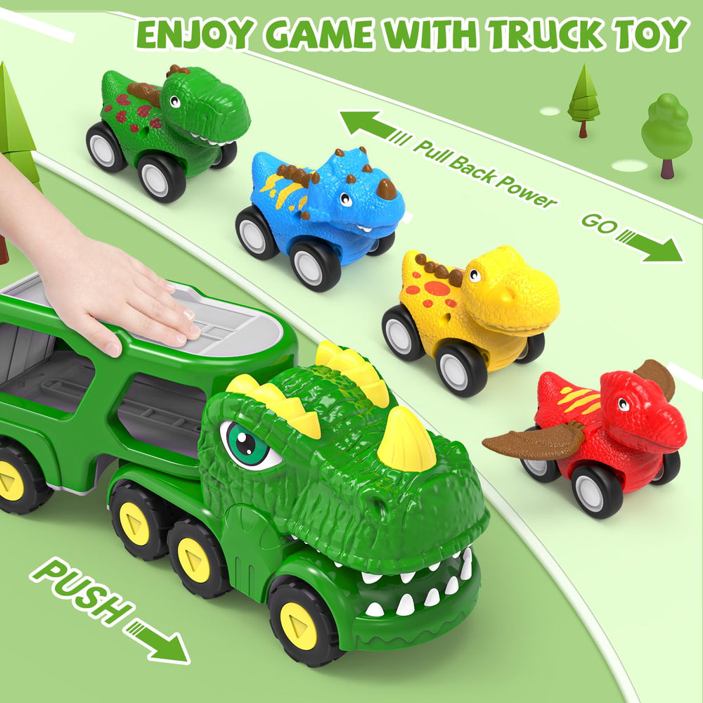 AUTGA dinosaur toy lights and roars spark attention and excitement.
