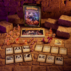 Avalon Hill Prophecy of Telor quest book showing 13 quests and hints.