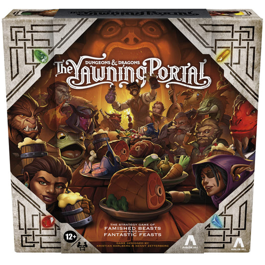 Avalon Hill Yawning Portal board game cover art, ideal for family game nights and social play.