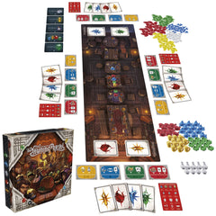 Avalon Hill Yawning Portal hero cards featured, variety enhances replay and strategy.