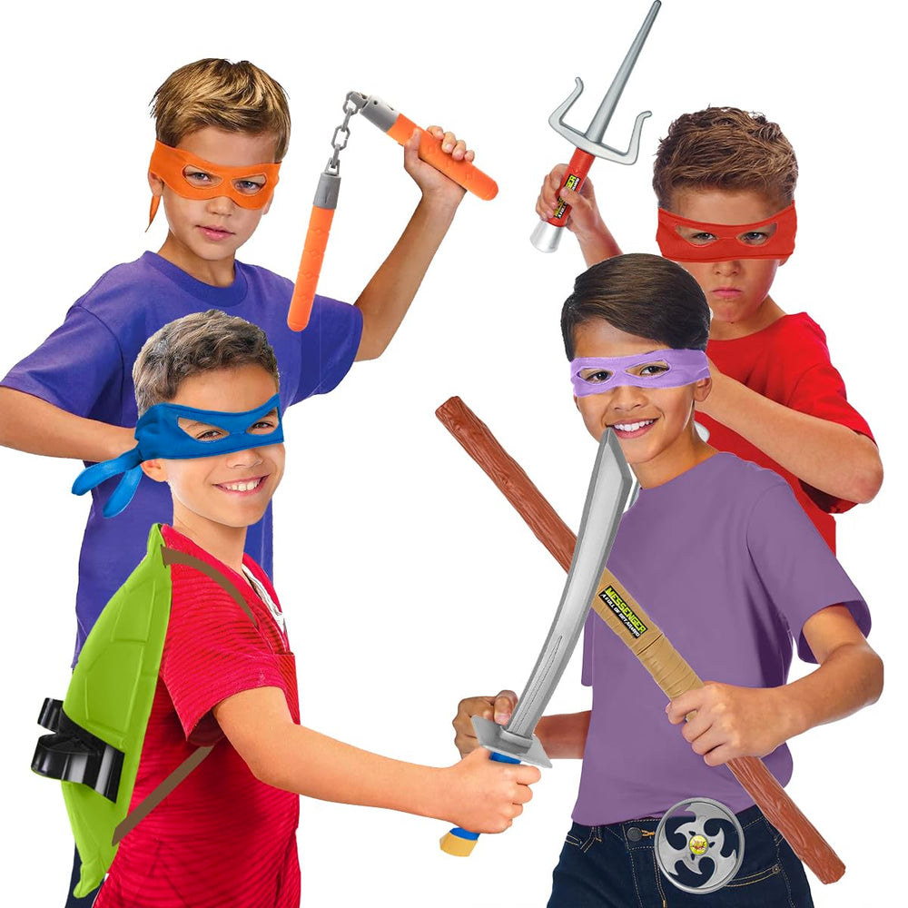 Avazera Turtle shell prop includes accessories for playtime.