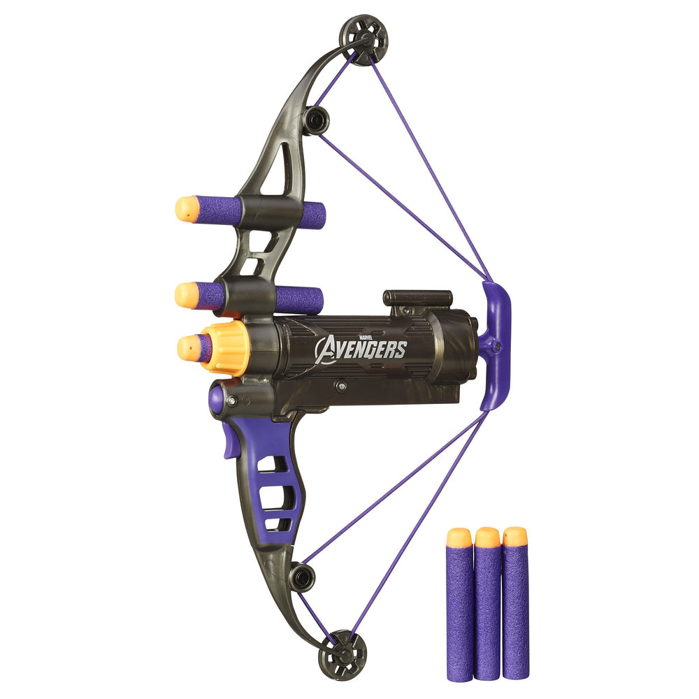 Avengers Hawkeye Longshot Bow featuring sturdy dart launcher for action-packed target practice