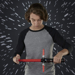 Avengers Kylo Ren lightsaber voice prompts invite dark-side training in play