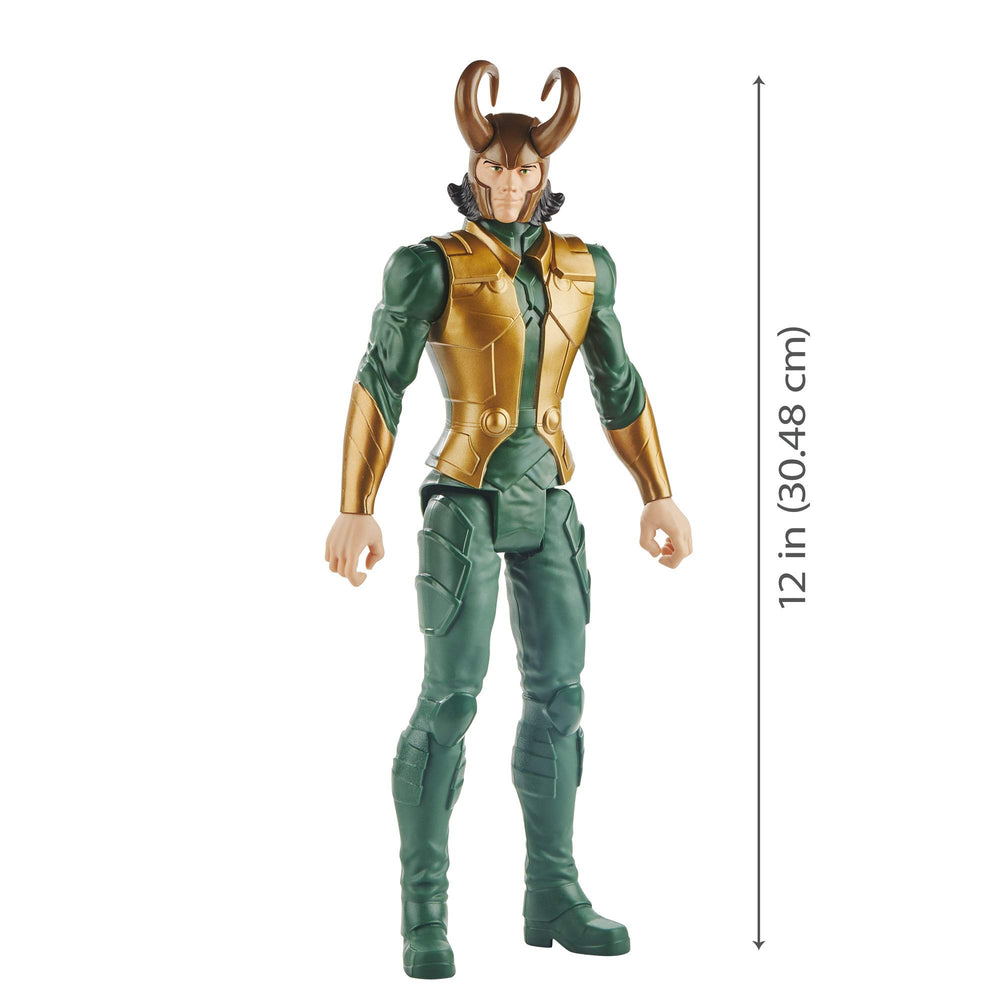 Avengers Loki front-view pose for dynamic Marvel battles.