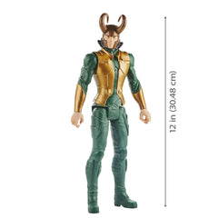 Avengers Loki front-view pose for dynamic Marvel battles.