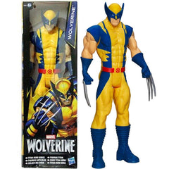 Avengers Wolverine 12-inch figure back view showing poseability for action storytelling.