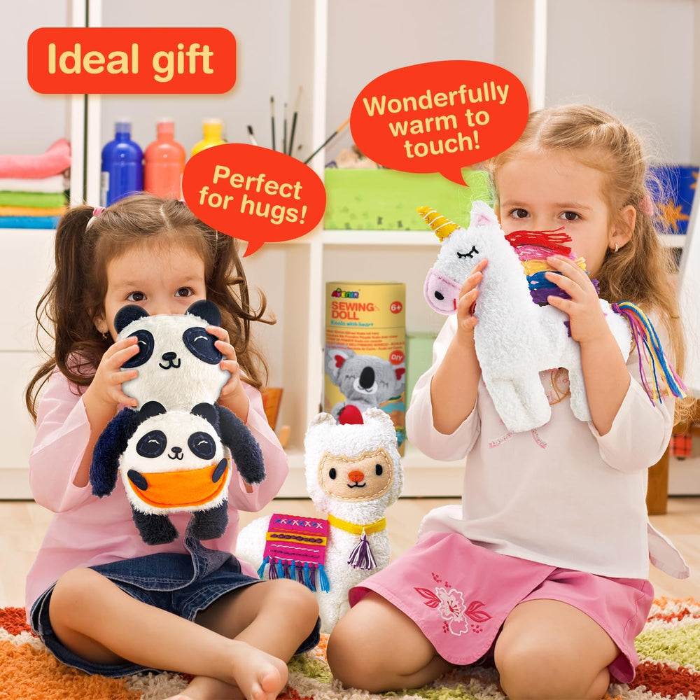 Avenir My First Sewing Kit helps kids assemble one adorable plush