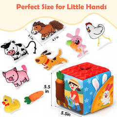 Avesa Baby Toys rattle and crinkle paper elements stimulating auditory play