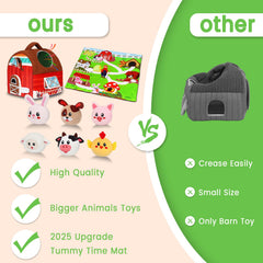 Avesa plush piglet toy supports gripping.