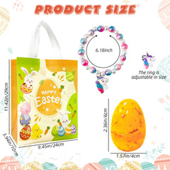 Aviski Easter egg showing a surprise inside with bracelet or ring.
