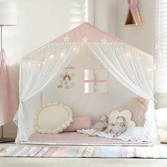 Avrsol princess tent pink dress-up playhouse for imaginative stories.