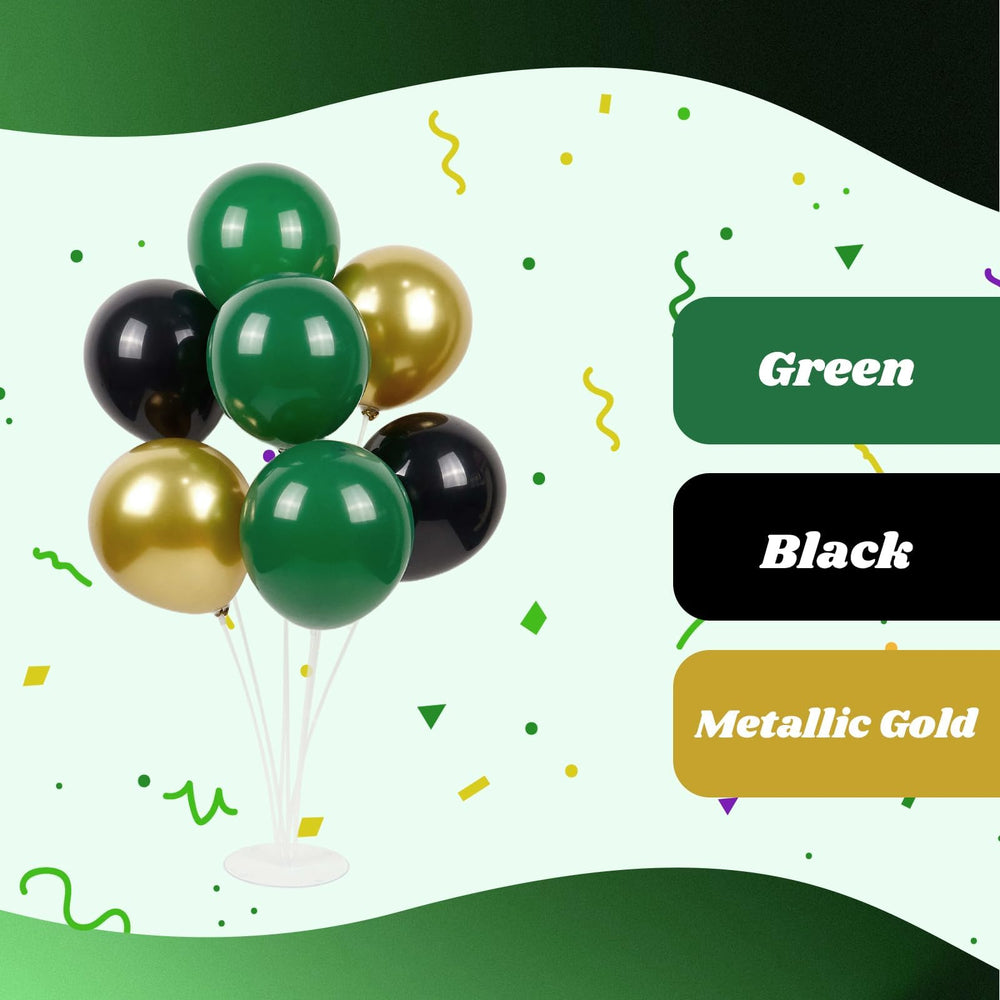 Awenztech balloons inflate with air or helium for flexible decorating.
