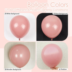 Awenztech balloons with pink ribbon included for quick decorating.