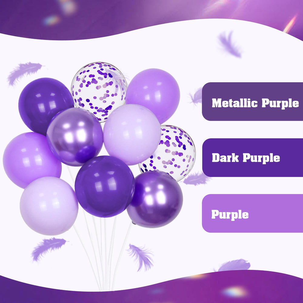 awenztech lavender 12in balloons bring soft elegance to themed parties