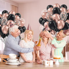 Awenztech party backdrop idea with balloons for photos