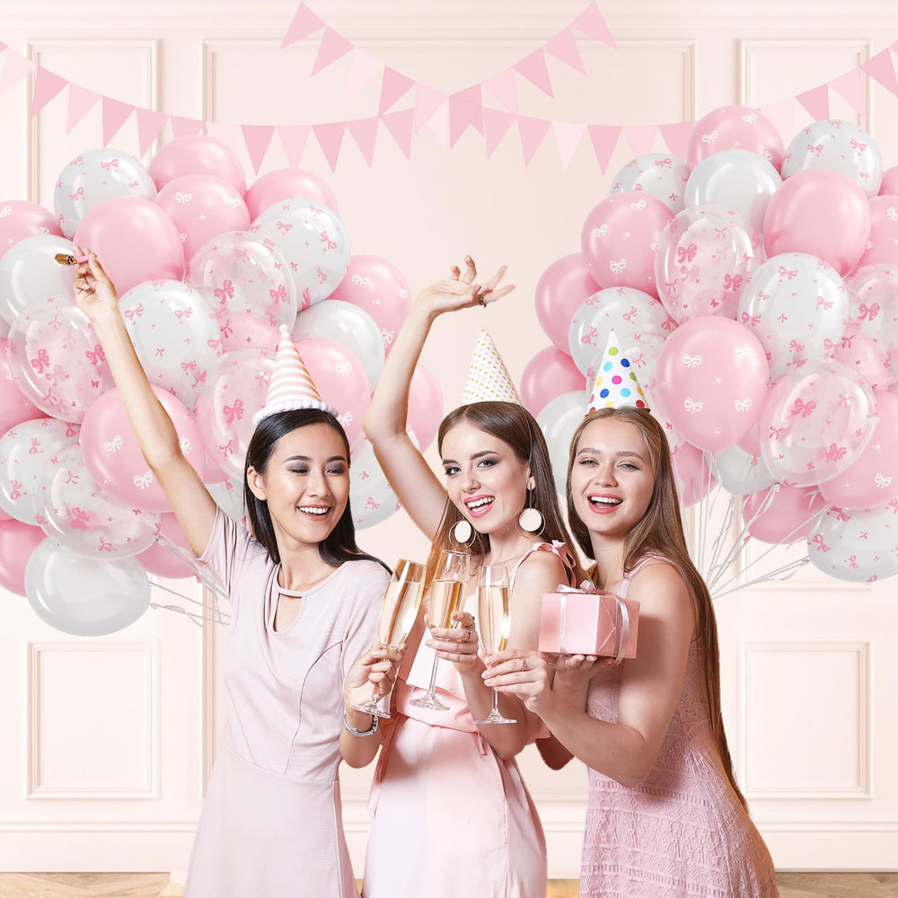 awenztech pearl white balloons 12inch shimmering accents for events.