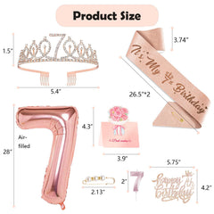 Awfrky sash with foiled lettering offers adjustable, eye-catching detail