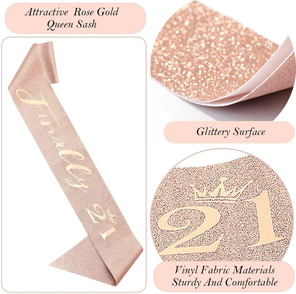 Awfrky pearl pin secures the sash with a chic decorative touch.