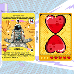 AWKAEIN 75-card deck retro art detail captures nostalgic vibe for thoughtful reflection.