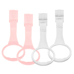 Awleynz pull-up ring on playpen for stable standing support.