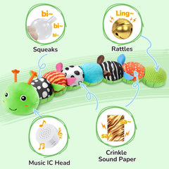 AWOTOY 20-inch belly ruler helps track growth with a playful toy.