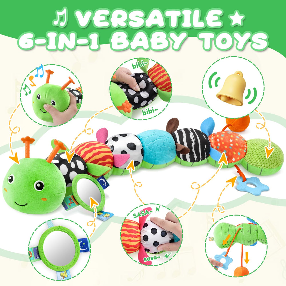 AWOTOY caterpillar belly growth scale helps track growth during cuddles