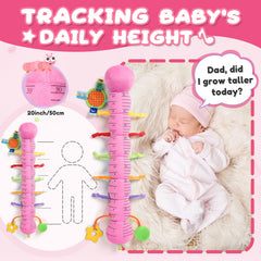 AWOTOY plush teether on caterpillar offering safe teething relief