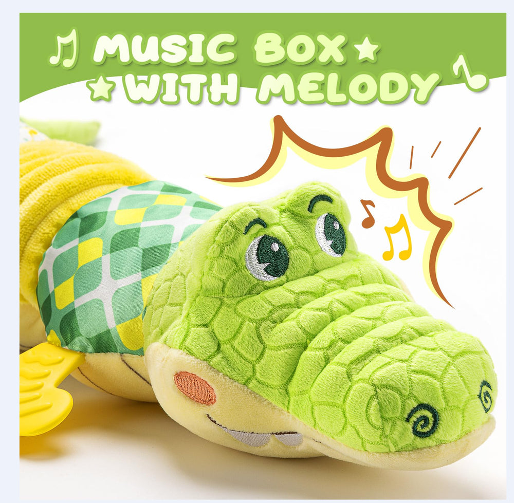 AWOTOY crocodile body crinkle — engaging textures to boost tactile exploration