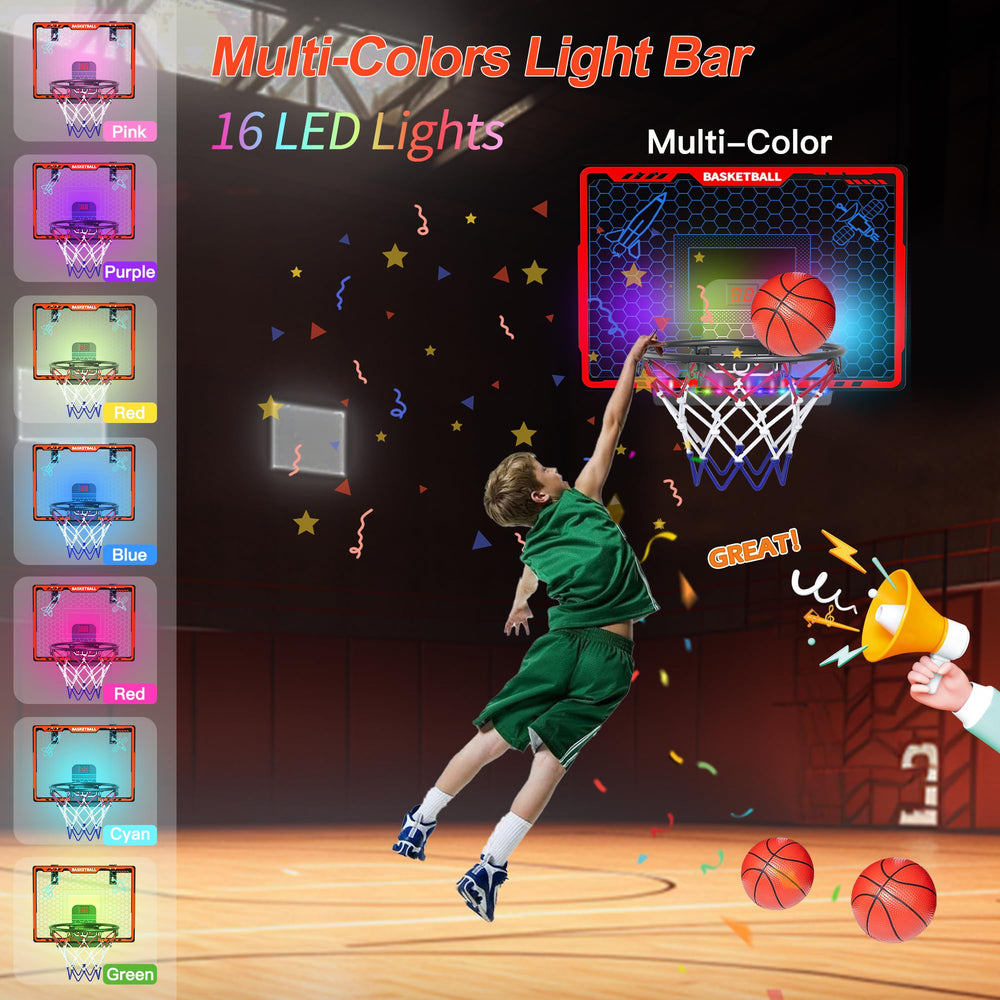 Awsoo indoor hoop with scoreboard for quick game feedback