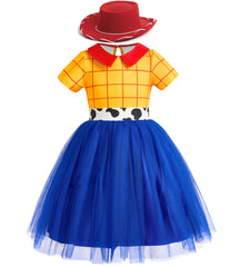 Axaxa Jessie cowgirl dress on display, ideal for imaginative play and photos.