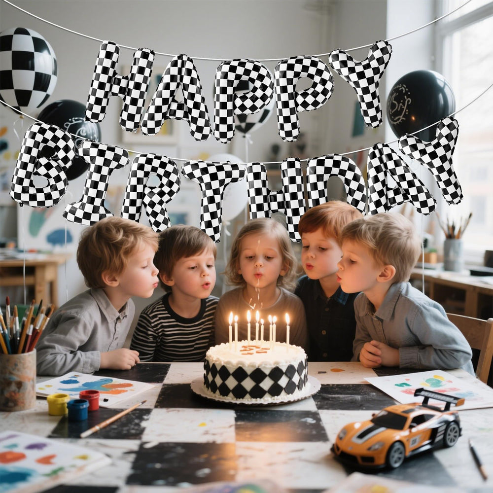 AXBMM Party scene shows a ready-to-celebrate space for boys.
