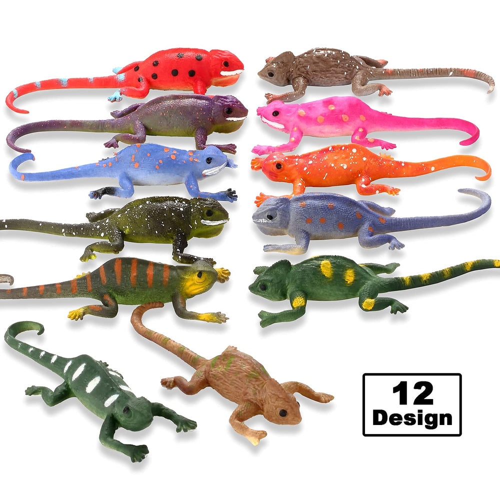 Axbotoy color-change stretchy lizard toy for interactive play.