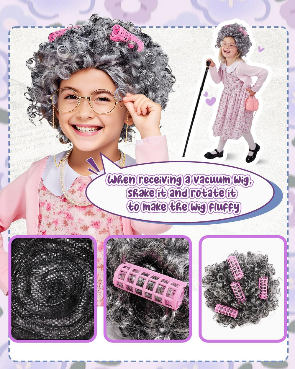 AXINYINGESS glasses with chain for a classic grandma style