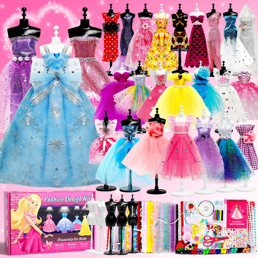 Axirata fashion designer kit sketchbook inspires ideas for young designers