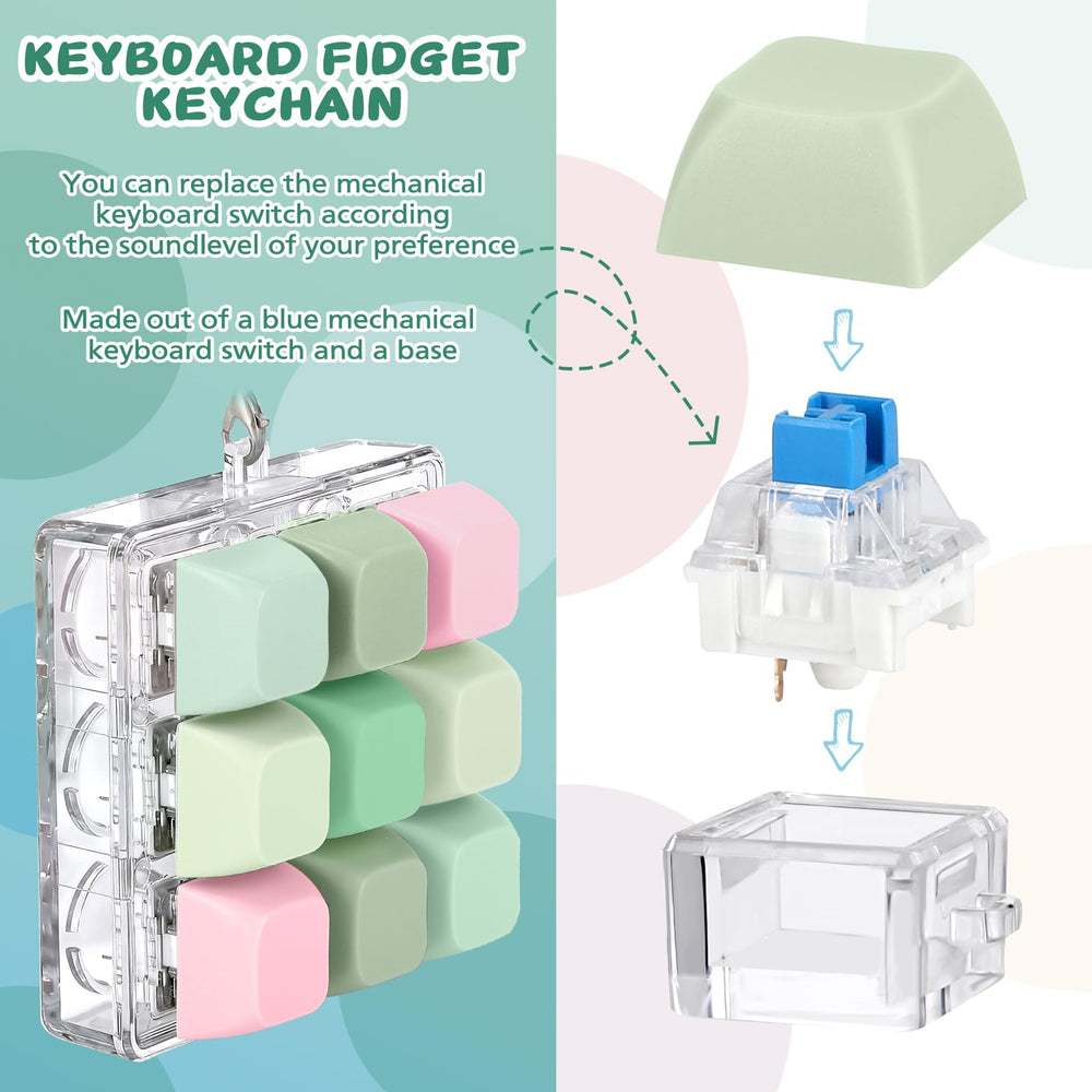 Axlksia non-toxic silicone ABS button fidget for durable daily use
