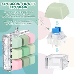 Axlksia non-toxic silicone ABS button fidget for durable daily use
