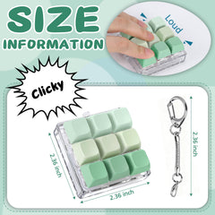 Axlksia button fidget toy; compact, portable stress relief for desk breaks.