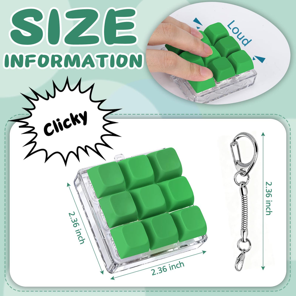 Axlksia fidget-clicker-keychain handy for quick focus during tasks